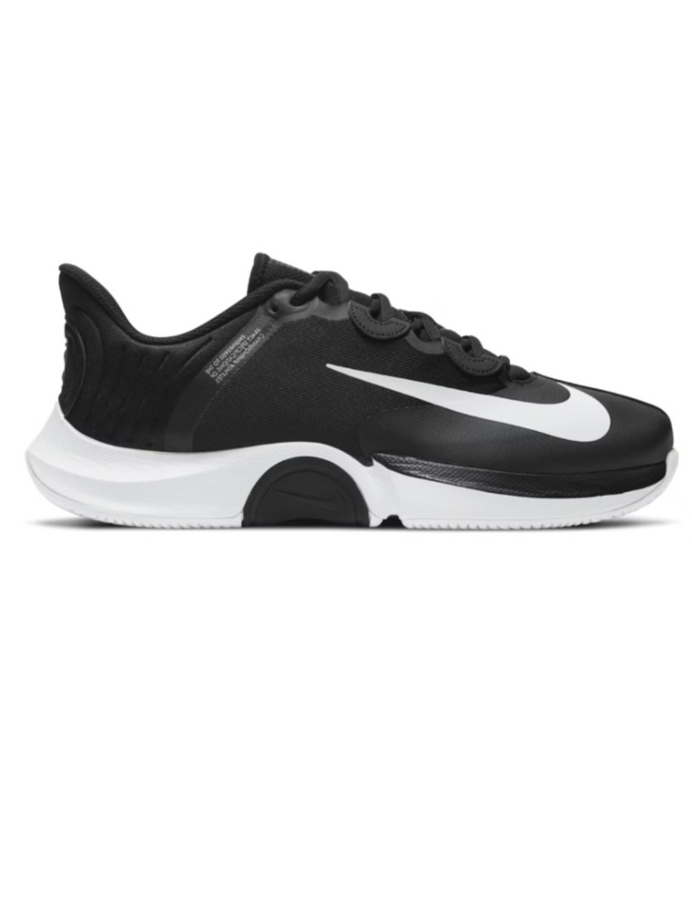 NWOT Men's 11 Nike Court Air Zoom GP Turbo Shoes Trainers Black White CK7513-004